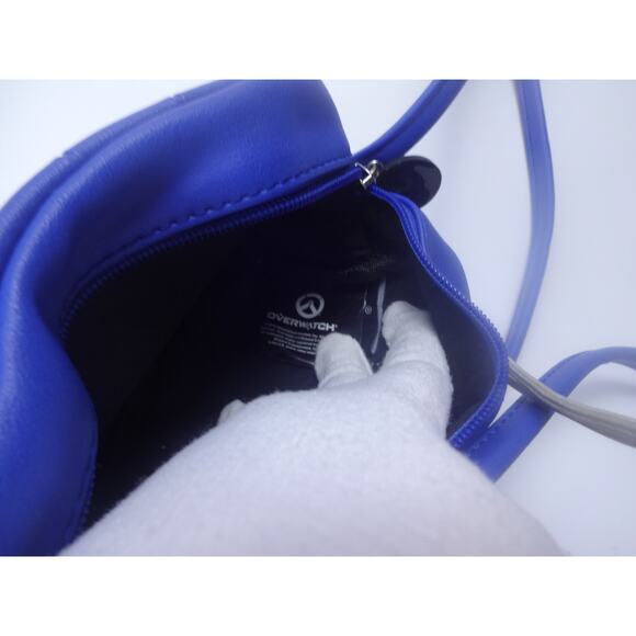 Overwatch D.Va Crossbody Bag by Bioworld Blue Shoulder Purse - Picture 9 of 10